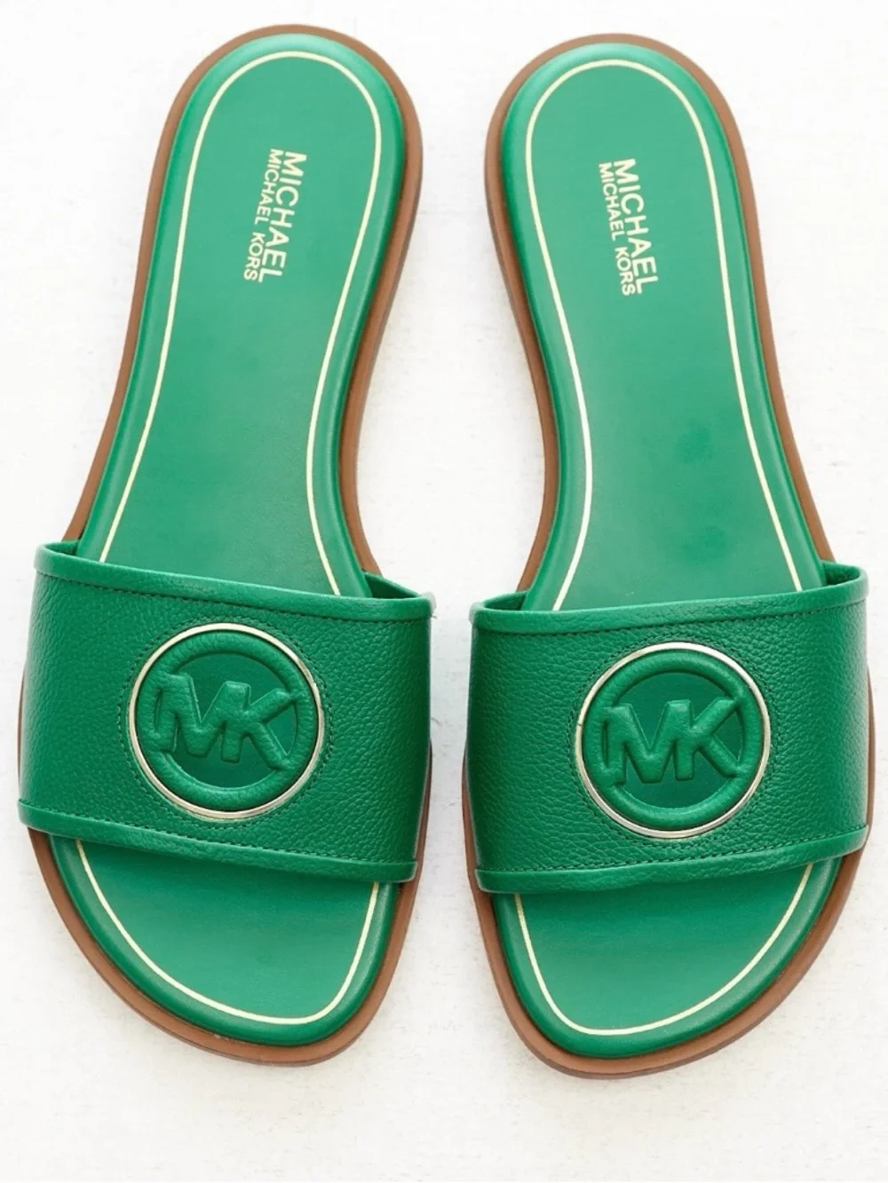 Michael Kors MK PALMETTO DEANNA CUT OUT SLIDE - Picture 2 of 4